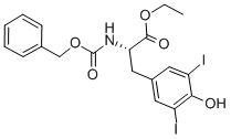 Z-tyr(3,5-i2)-oet结构式_102202-92-6结构式 Z-tyr(3,5-i2)-oet结构式_102202-92-6结构式