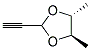 (9ci)-2-乙炔-4,5-二甲基-1,3-二氧戊环结构式_102276-19-7结构式