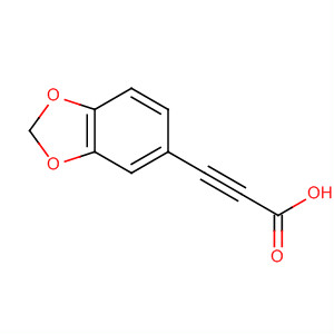 3-(苯并[d][1,3]二氧代l-5-基)丙炔酸结构式_10231-46-6结构式