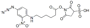 Sulfosuccinimidyl 6-((4-azido-2-nitrophenyl)amino)hexanoateStructure,102568-43-4Structure Sulfosuccinimidyl 6-((4-azido-2-nitrophenyl)amino)hexanoate Structure,102568-43-4Structure