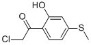 (9ci)-2-氯-1-[2-羟基-4-(甲基硫代)苯基]-乙酮结构式_102645-96-5结构式