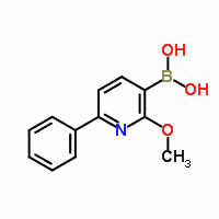 2-甲氧基-6-苯基吡啶-3-硼酸结构式_1029654-26-9结构式