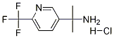 1-甲基-1-(6-三氟甲基-吡啶-3-基)-乙胺盐酸盐结构式_1031721-46-6结构式