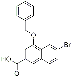 6-溴-4-(苯基甲氧基)-2-萘羧酸结构式_1032744-66-3结构式