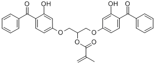 1,3-Bis(4-benzoyl-3-hydroxyphenoxy)-2-propyl methacrylateStructure,103637-48-5Structure 1,3-Bis(4-benzoyl-3-hydroxyphenoxy)-2-propyl methacrylate Structure,103637-48-5Structure