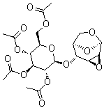 1,6：2,3-二脱水-4-O-(2,3,4,6-四-O-乙酰基β-D-吡喃葡糖基)-β-D-吡喃甘露糖结构式_103702-87-0结构式