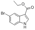 5-溴吲哚-3-羧酸乙酯结构式_103858-54-4结构式