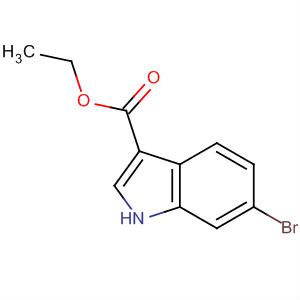 6-溴-1H-吲哚-3-羧酸乙酯结构式_103858-55-5结构式