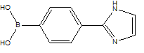 4-(1H-咪唑-2-基)苯硼酸结构式_1040848-01-8结构式