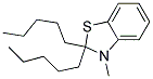 (9ci)-2,3-二氢-3-甲基-2,2-二戊基-苯并噻唑结构式_104169-13-3结构式