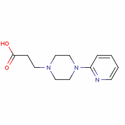 3-(4-吡啶-2-哌嗪-1-基)-丙酸结构式_104373-85-5结构式