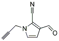 (9ci)-3-甲酰基-1-(2-丙炔)-1H-吡咯-2-甲腈结构式_104501-29-3结构式