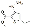 (9ci)-5-乙基-3-肼基-2-噻吩羧酸甲酯结构式_104680-37-7结构式
