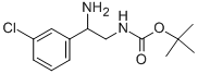 2-氨基-2-(3-氯苯基)乙基氨基甲酸叔丁酯结构式_1047630-73-8结构式