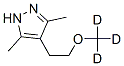 (9ci)-4-[2-(甲氧基-d3)乙基]-3,5-二甲基-1H-吡唑结构式_104939-43-7结构式