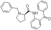 (R)-n-(2-benzoylphenyl)-1-benzylpyrrolidine-2-carboxamideStructure,105024-93-9Structure (R)-n-(2-benzoylphenyl)-1-benzylpyrrolidine-2-carboxamide Structure,105024-93-9Structure