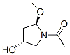 (9ci)-1-乙酰基-5-甲氧基-3-吡咯烷醇结构式_105609-36-7结构式