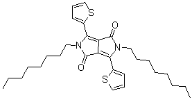 2,5-二辛基-3,6-二(噻吩-2-基)吡咯并[3,4-c] 吡咯-1,4(2H,5H)-二酮结构式_1057401-08-7结构式