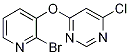 4-(2-Bromo-pyridin-3-yloxy)-6-chloro-pyrimidineStructure,1065484-68-5Structure 4-(2-Bromo-pyridin-3-yloxy)-6-chloro-pyrimidine Structure,1065484-68-5Structure