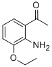 1-(2-氨基-3-乙氧基苯基)-乙酮结构式_106634-70-2结构式