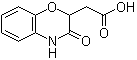 3,4-二氢-3-氧代-2H-(1,4)-苯并噁嗪-2-乙酸结构式_106660-11-1结构式