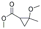 (9ci)-2-甲氧基-2-甲基-环丙烷羧酸甲酯结构式_106711-03-9结构式