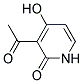 (9ci)-3-乙酰基-4-羟基-2(1H)-吡啶酮结构式_106727-54-2结构式