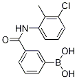 N-(3-氯-2-甲基苯基) 3-硼苯甲酰胺结构式_1072946-02-1结构式