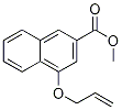 4-(2-丙烯-1-基氧基)-2-萘羧酸甲酯结构式_1073252-43-3结构式