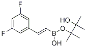 反式-2-(3,5-二氟苯基)乙烯基硼酸频那醇酯结构式_1073354-58-1结构式