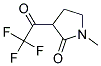 (9ci)-1-甲基-3-(三氟乙酰基)-2-吡咯烷酮结构式_107470-28-0结构式