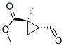 反式-(9ci)-2-甲酰基-1-甲基-环丙烷羧酸甲酯结构式_107804-95-5结构式