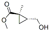 反式-2-(羟基甲基)-1-甲基-环丙烷羧酸甲酯结构式_107805-14-1结构式