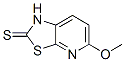 (9CI)-5-甲氧基-噻唑并[5,4-b]吡啶-2(1H)-硫酮结构式_108310-83-4结构式