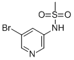N-(5-溴-3-吡啶基)-甲磺酰胺结构式_1083326-18-4结构式