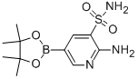 2-Amino-5-(4,4,5,5-tetramethyl-1,3,2-dioxaborolan-2-yl)-3-pyridinesulfonamideStructure,1086063-51-5Structure 2-Amino-5-(4,4,5,5-tetramethyl-1,3,2-dioxaborolan-2-yl)-3-pyridinesulfonamide Structure,1086063-51-5Structure