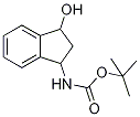 (3-羟基-2,3-二氢-1H-茚-1-基)氨基甲酸叔丁酯结构式_1086378-71-3结构式