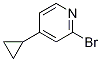 2-溴-4-环丙基吡啶结构式_1086381-39-6结构式