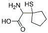(9ci)--alpha--氨基-1-疏基-环戊烷乙酸结构式_108895-85-8结构式