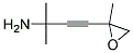 3-Butyn-2-amine, 2-methyl-4-(2-methyloxiranyl)-(9ci) Structure
