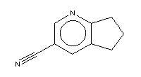 6,7-二氢-5H-环戊并[b]吡啶-3-甲腈结构式_108994-73-6结构式