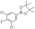 3,5-二氯-4-氟苯硼酸频哪醇酯结构式_1092485-88-5结构式