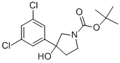 3-(3,5-二氯苯基)-3-羟基吡咯烷-1-羧酸叔丁酯结构式_1092573-67-5结构式