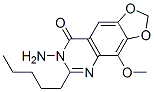 7-氨基-4-甲氧基-6-戊基-1,3-二氧代[4,5-g]喹唑啉-8(7h)-酮结构式_109409-16-7结构式