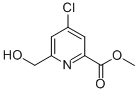4-氯-6-(羟基甲基)吡啶甲酸甲酯结构式_109880-43-5结构式