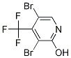 3,5-二溴-2-羟基-4-(三氟甲基)吡啶结构式_109919-34-8结构式