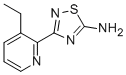3-(3-乙基吡啶-2-基)-1,2,4-噻二唑-5-胺结构式_1103426-73-8结构式
