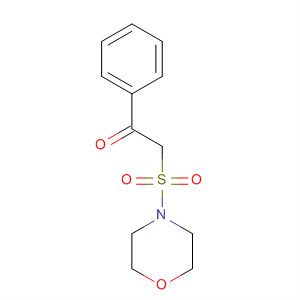 N-[(2-苯基氧代-2-乙烷)磺酰基]吗啉结构式_110417-55-5结构式