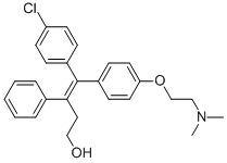4-[(Z)-4-氯-1-[4-(2-二甲基氨基乙氧基)苯基]-2-苯基丁-1-烯基]苯酚结构式_110503-62-3结构式