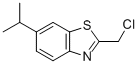 (9ci)-2-(氯甲基)-6-(1-甲基乙基)-苯并噻唑结构式_110704-26-2结构式